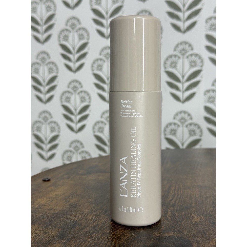 L'ANZA Keratin Healing Oil Defrizz Cream Anti-Frizz Keratin 4.7 fl oz Phyto-IV